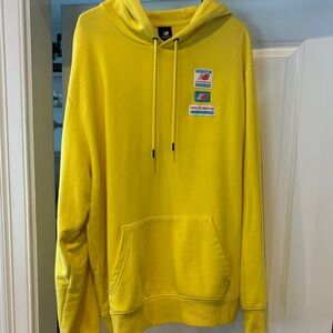 New Balance Bright Yellow Men's Hoodie